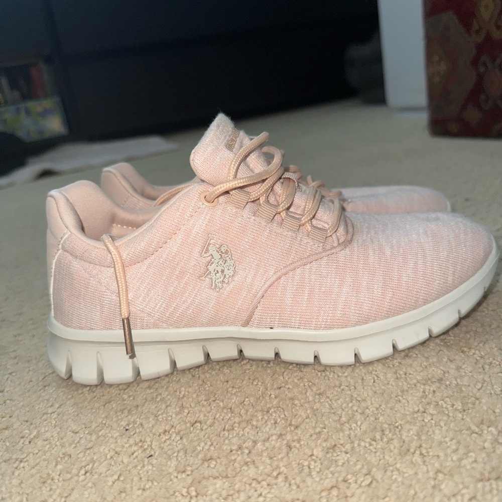 US Polo Women's Pink Sneakers NEW